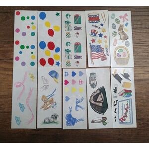 Creative Memories Stickers Full Partial Sheet Lot Scrapbook Baby Easter Gift S85